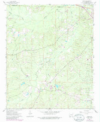 Lisbon Arkansas Historical topographic map, 1:24000 scale, 7.5 X 7.5 Minute, Year 1962