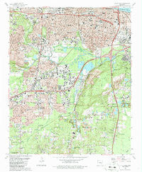 Little Rock Arkansas Historical topographic map, 1:24000 scale, 7.5 X 7.5 Minute, Year 1986
