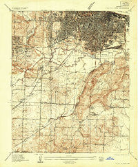 Little Rock Arkansas Historical topographic map, 1:24000 scale, 7.5 X 7.5 Minute, Year 1935