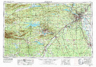 Little Rock Arkansas Historical topographic map, 1:250000 scale, 1 X 2 Degree, Year 1955