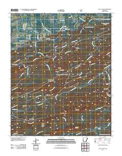 Little Texas Arkansas Historical topographic map, 1:24000 scale, 7.5 X 7.5 Minute, Year 2011
