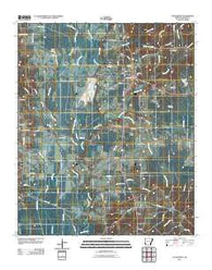 Lockesburg Arkansas Historical topographic map, 1:24000 scale, 7.5 X 7.5 Minute, Year 2011
