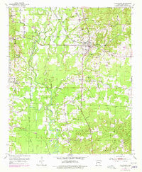 Lockesburg Arkansas Historical topographic map, 1:24000 scale, 7.5 X 7.5 Minute, Year 1951