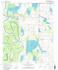 Lodge Corner Arkansas Historical topographic map, 1:24000 scale, 7.5 X 7.5 Minute, Year 1968