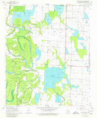 Lodge Corner Arkansas Historical topographic map, 1:24000 scale, 7.5 X 7.5 Minute, Year 1968