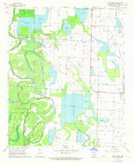 Lodge Corner Arkansas Historical topographic map, 1:24000 scale, 7.5 X 7.5 Minute, Year 1968