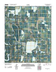 Lodge Corner Arkansas Historical topographic map, 1:24000 scale, 7.5 X 7.5 Minute, Year 2011