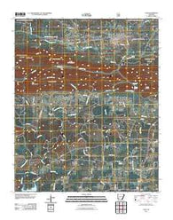 Lodi Arkansas Historical topographic map, 1:24000 scale, 7.5 X 7.5 Minute, Year 2011