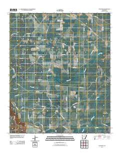 Longview Arkansas Historical topographic map, 1:24000 scale, 7.5 X 7.5 Minute, Year 2011