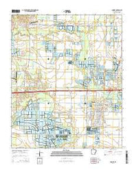 Lonoke Arkansas Current topographic map, 1:24000 scale, 7.5 X 7.5 Minute, Year 2014