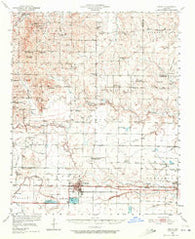 Lonoke Arkansas Historical topographic map, 1:62500 scale, 15 X 15 Minute, Year 1950