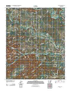 Lonsdale Arkansas Historical topographic map, 1:24000 scale, 7.5 X 7.5 Minute, Year 2011