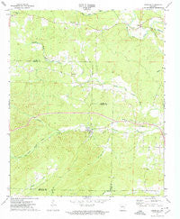 Lonsdale Arkansas Historical topographic map, 1:24000 scale, 7.5 X 7.5 Minute, Year 1972