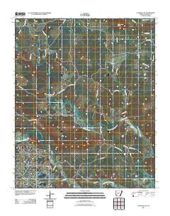 Lonsdale NE Arkansas Historical topographic map, 1:24000 scale, 7.5 X 7.5 Minute, Year 2011