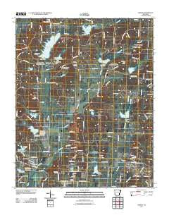 Lorado Arkansas Historical topographic map, 1:24000 scale, 7.5 X 7.5 Minute, Year 2011