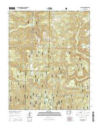 Lost Corner Arkansas Current topographic map, 1:24000 scale, 7.5 X 7.5 Minute, Year 2014