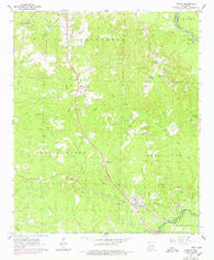 Louann Arkansas Historical topographic map, 1:24000 scale, 7.5 X 7.5 Minute, Year 1962