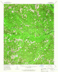 Louann Arkansas Historical topographic map, 1:62500 scale, 15 X 15 Minute, Year 1964