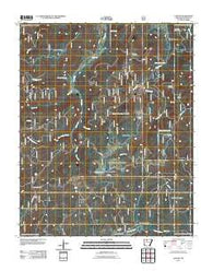 Lurton Arkansas Historical topographic map, 1:24000 scale, 7.5 X 7.5 Minute, Year 2011