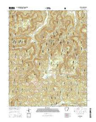Lurton Arkansas Current topographic map, 1:24000 scale, 7.5 X 7.5 Minute, Year 2014