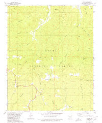 Lurton Arkansas Historical topographic map, 1:24000 scale, 7.5 X 7.5 Minute, Year 1980