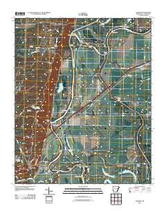 Madison Arkansas Historical topographic map, 1:24000 scale, 7.5 X 7.5 Minute, Year 2011