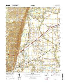Madison Arkansas Current topographic map, 1:24000 scale, 7.5 X 7.5 Minute, Year 2014