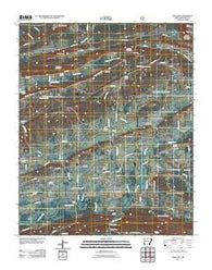 Magazine Arkansas Historical topographic map, 1:24000 scale, 7.5 X 7.5 Minute, Year 2011