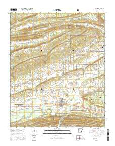 Magazine Arkansas Current topographic map, 1:24000 scale, 7.5 X 7.5 Minute, Year 2014