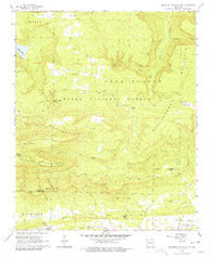 Magazine Mountain NE Arkansas Historical topographic map, 1:24000 scale, 7.5 X 7.5 Minute, Year 1966