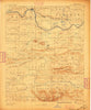 Magazine Mountain Arkansas Historical topographic map, 1:62500 scale, 15 X 15 Minute, Year 1887