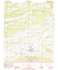 Magazine Arkansas Historical topographic map, 1:24000 scale, 7.5 X 7.5 Minute, Year 1983