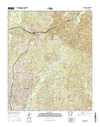 Magnolia Arkansas Current topographic map, 1:24000 scale, 7.5 X 7.5 Minute, Year 2014