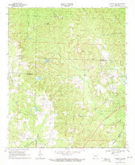 Magnolia NW Arkansas Historical topographic map, 1:24000 scale, 7.5 X 7.5 Minute, Year 1969