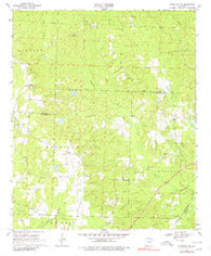 Magnolia NW Arkansas Historical topographic map, 1:24000 scale, 7.5 X 7.5 Minute, Year 1969