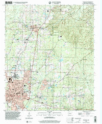 Magnolia Arkansas Historical topographic map, 1:24000 scale, 7.5 X 7.5 Minute, Year 2000