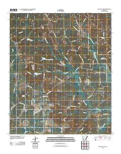 Magnolia NW Arkansas Historical topographic map, 1:24000 scale, 7.5 X 7.5 Minute, Year 2011