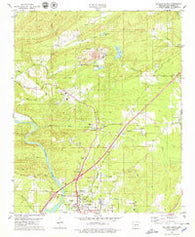 Malvern North Arkansas Historical topographic map, 1:24000 scale, 7.5 X 7.5 Minute, Year 1978