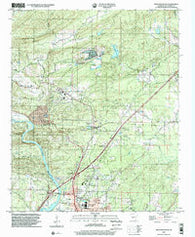 Malvern North Arkansas Historical topographic map, 1:24000 scale, 7.5 X 7.5 Minute, Year 2000