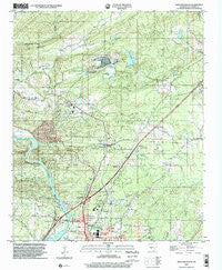 Malvern North Arkansas Historical topographic map, 1:24000 scale, 7.5 X 7.5 Minute, Year 2000