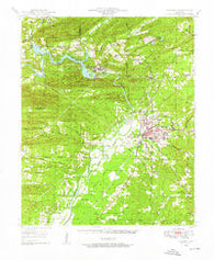 Malvern Arkansas Historical topographic map, 1:62500 scale, 15 X 15 Minute, Year 1948