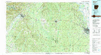 Malvern Arkansas Historical topographic map, 1:100000 scale, 30 X 60 Minute, Year 1985