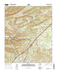 Malvern North Arkansas Current topographic map, 1:24000 scale, 7.5 X 7.5 Minute, Year 2014
