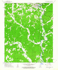 Mammoth Spring Arkansas Historical topographic map, 1:24000 scale, 7.5 X 7.5 Minute, Year 1962