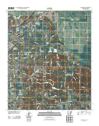 Mandeville Arkansas Historical topographic map, 1:24000 scale, 7.5 X 7.5 Minute, Year 2011