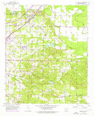 Mandeville Arkansas Historical topographic map, 1:24000 scale, 7.5 X 7.5 Minute, Year 1952