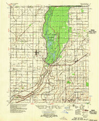 Manila Arkansas Historical topographic map, 1:62500 scale, 15 X 15 Minute, Year 1956