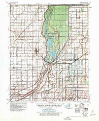 Manila Arkansas Historical topographic map, 1:62500 scale, 15 X 15 Minute, Year 1956