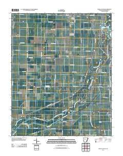 Manila South Arkansas Historical topographic map, 1:24000 scale, 7.5 X 7.5 Minute, Year 2011