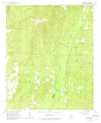 Manning Arkansas Historical topographic map, 1:24000 scale, 7.5 X 7.5 Minute, Year 1965
